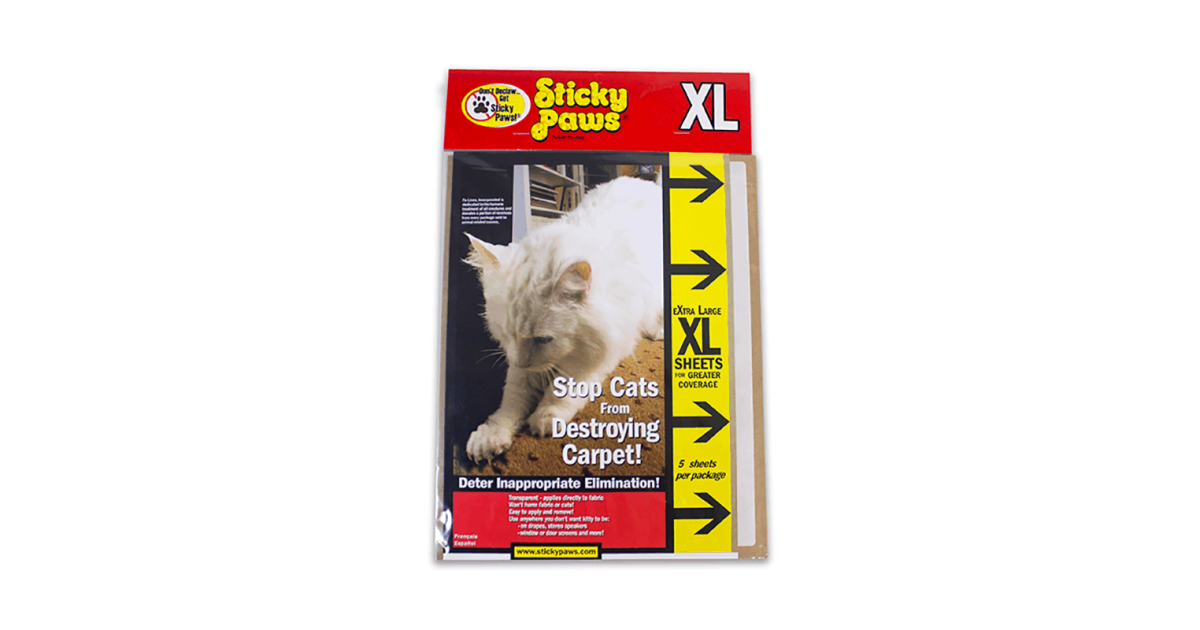 sticky paws on a roll