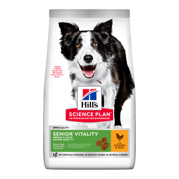 Hill's Science Plan Senior Vitality Medium Adult Dog Food