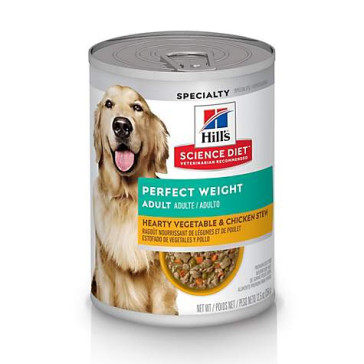 Hill's Science Plan Perfect Weight Vegetable & Chicken Stew Canned Dog Food