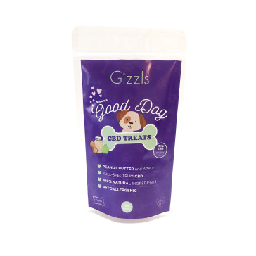 Gizzls Good Dog Peanut Butter & Apple CBD Treats