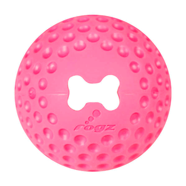 pink dog ball