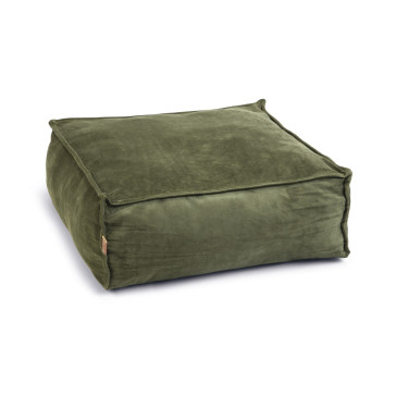 Designed By Lotte Velveti Velvet Cat Bed - Green