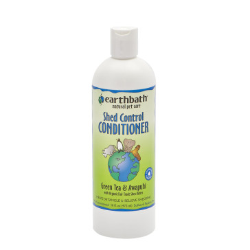 Earthbath Shed Control Green Tea & Awapuhi Pet Conditioner - 472ml