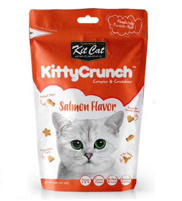 Kit Cat Salmon Kitty Crunch Treats - 60g