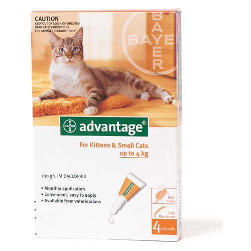 advance flea treatment for cats
