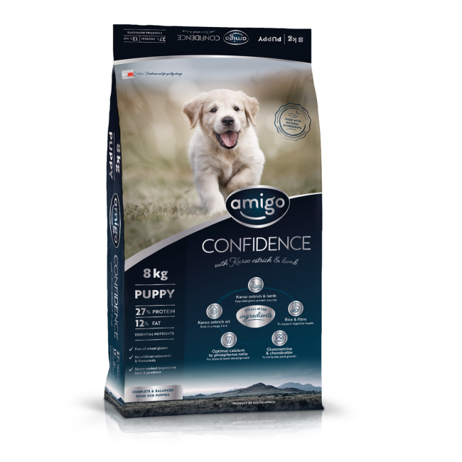Pet Heaven Buy Amigo Online In South Africa Amigo Confidence Puppy Dog Food Pet Heaven Online Pet Store