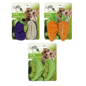 All For Pawz Green Rush Catnip Vegetable Cat Toy - Various