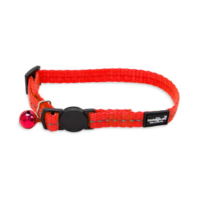 Cat's Life Supersoft Reflective Cat Collar - Red