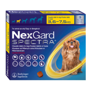Nexgard Spectra Chewable Tablet - 3.6 - 7.5kg