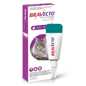 Bravecto Large Cat 6.25-12.5kg Spot On Tick & Flea 