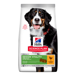 Hill's Science Plan Senior Vitality Large Adult Dog Food