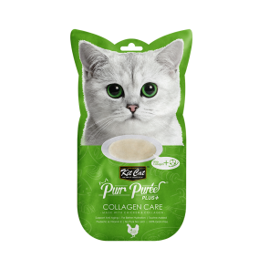 Kit Cat Purr Puree Plus+ Chicken & Collagen Care Cat Treats