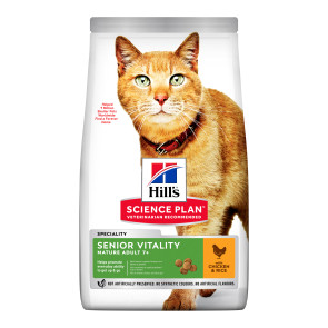 Hill's Science Plan Senior Vitality Chicken Adult Cat Food
