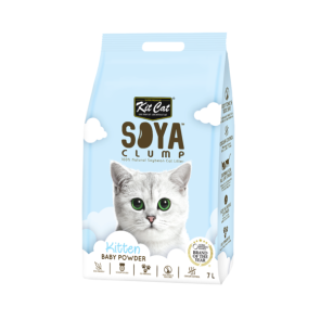 Kit Cat Baby Powder Soya Clump Kitten Litter-3kg
