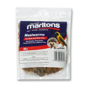Marlton's Dried Mealworms Pet Food