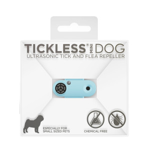 Tickless Mini Ultrasonic Tick and Flea Repeller for Dogs - Blue
