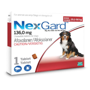 NexGard Extra Large Dog 25-50kg Chewable Tick & Flea Tablet