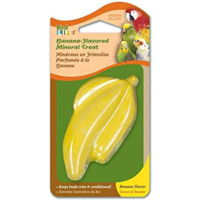 Penn Plax Banana Flavoured Mineral Bird Block