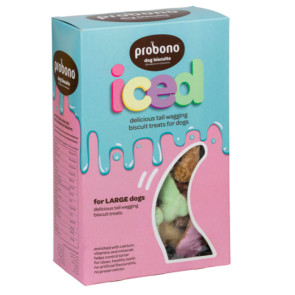 Probono Iced Large Dog Biscuits - 1kg