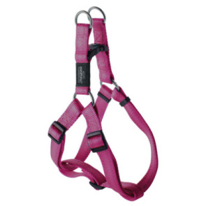 Rogz Utility Step-In Reflective Dog Harness-Pink