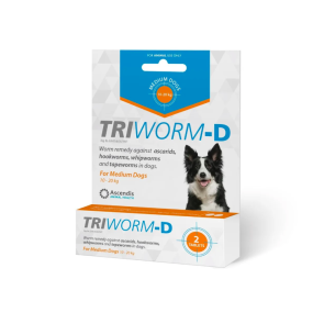 Triworm-D Medium Dog Deworming Tablet