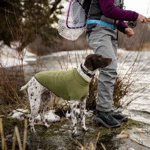 Ruffwear Climate Changer Fleece Dog Jacket - Cedar Green